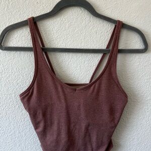 Brown Sleeveless Tank Top
